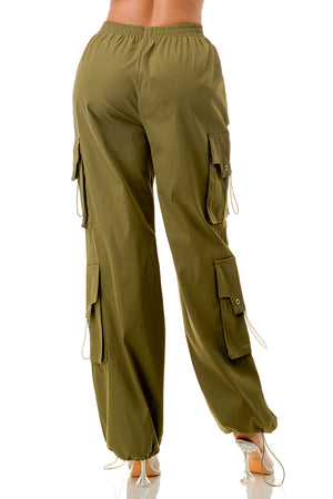 P2318 - Stretchy Twill Cargo Pants
