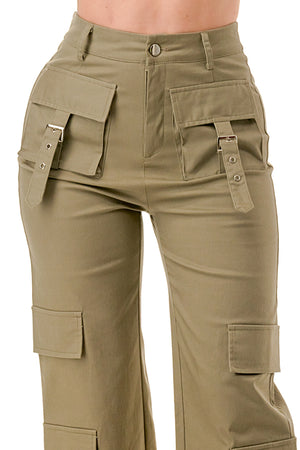 P2411 - Stretchy Twill Cargo Pants