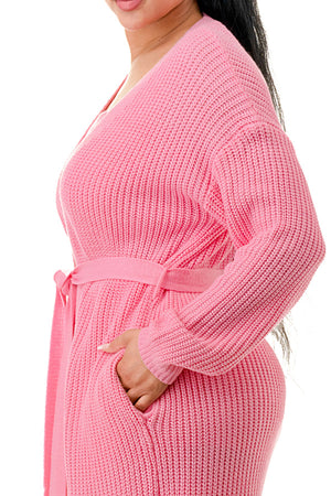 SW3496-3 Piece Sweater Knit Set