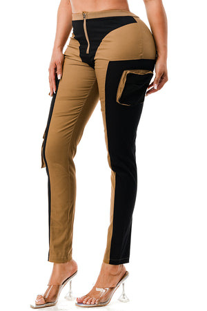 P2163 - Two Tone Cargo Pant